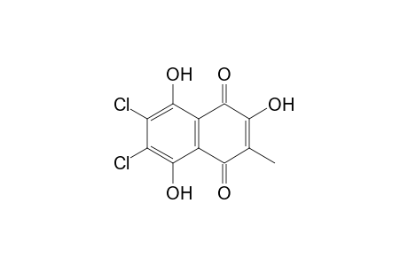 6,7-Dichloro-2,5,8-trihydroxy-3-methyl-1,4-naphthoquinone