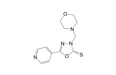 3-(4-morpholinylmethyl)-5-(4-pyridinyl)-1,3,4-oxadiazole-2(3H)-thione