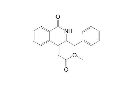 (+/-)-(Z)-methyl 2-(3-benzyl-1-oxo-2,3-dihydroisoquinolin-4(1H)-ylidene)acetate