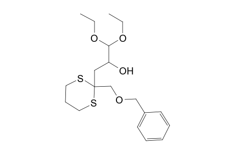 3-{2-[(Benzyloxy)methyl]-1,3-dithian-2-yl}-1,1-diethoxypropan-2-ol