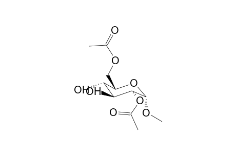 Methyl 2,6-di-O-acetyl.alpha.-D-glucopyranoside
