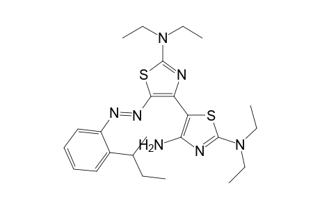 4-Amino-2-(diethylamino)-5-{2-(diethylamino)-5-(2-sec-butylphenylazo)thiazol-4-yl}thiazole