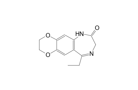 10-ethyl-2,3,6,8-tetrahydro-7H-[1,4]dioxino[2,3-h][1,4]benzodiazepin-7-one