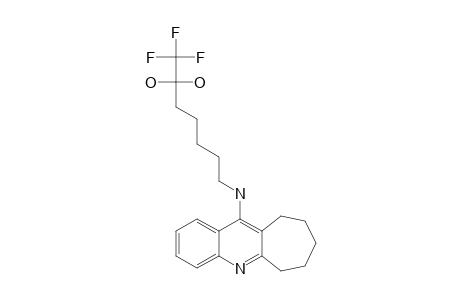 11-(6,6-DIHYDROXY-7,7,7-TRIFLUOROHEPTAN-1-YL)-AMINOCYCLOHEPTA-[B]-QUINOLINE