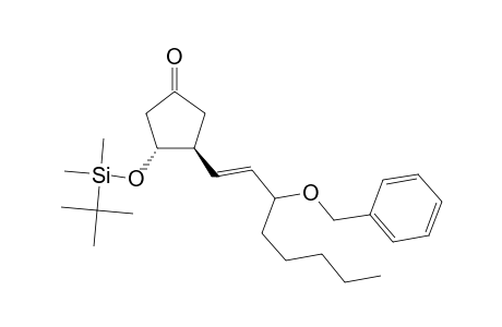 trans-3-Hydroxy-4-[(E)-3-(Benzyloxy)-1-octenyl]cyclopentanone tert-butyldimethylsilyl ether