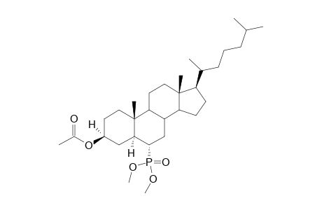 6-[(Dimethoxy)phosphoroso]cholesteryl Acetate
