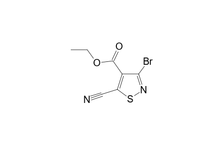Ethyl 3-bromo-5-cyanoisothiazole-4-carboxylate