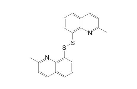 2-Methyl-8-[(2-methyl-8-quinolinyl)disulfanyl]quinoline
