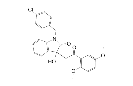 1-(4-chlorobenzyl)-3-[2-(2,5-dimethoxyphenyl)-2-oxoethyl]-3-hydroxy-1,3-dihydro-2H-indol-2-one