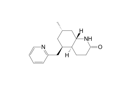 2(1H)-Quinolinone, octahydro-7-methyl-5-(2-pyridinylmethyl)-, (4a.alpha.,5.beta.,7.alpha.,8a.beta.)-(.+-.)-