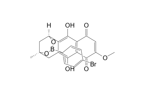 1,5-Methano-1H-naphtho[2,3-e][1,3,2]dioxaborocin-8,11-dione, 3-(4-bromophenyl)-5,6-dihydro-7,12-dihydroxy-9-methoxy-5-methyl-, [1S-(1.alpha.,5.alpha.)]-
