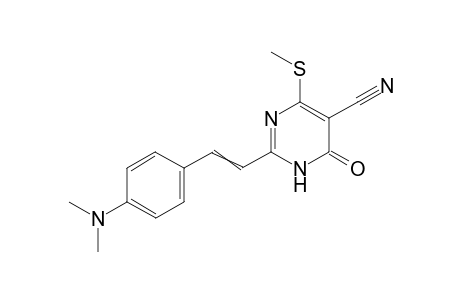 2-[2-[4-(dimethylamino)phenyl]vinyl]-4-methylsulfanyl-6-oxo-1H-pyrimidine-5-carbonitrile