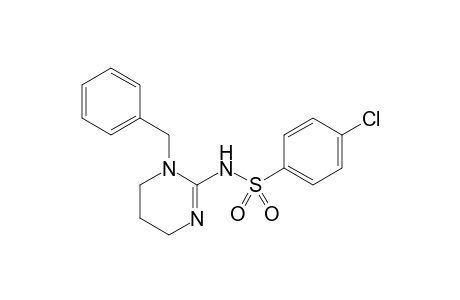 N-(1-benzyl-5,6-dihydro-4H-pyrimidin-2-yl)-4-chloro-benzenesulfonamide