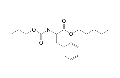 L-Phenylalanine, N-propoxycarbonyl-, pentyl ester