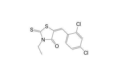 (5E)-5-(2,4-dichlorobenzylidene)-3-ethyl-2-thioxo-1,3-thiazolidin-4-one