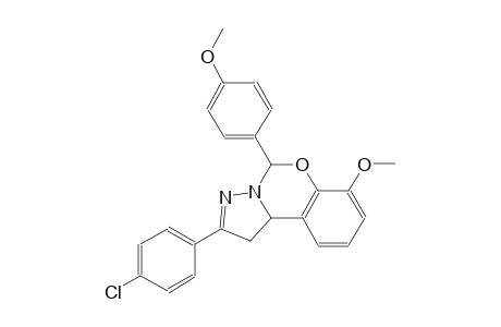2-(4-chlorophenyl)-7-methoxy-5-(4-methoxyphenyl)-1,10b-dihydropyrazolo[1,5-c][1,3]benzoxazine