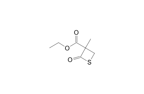 3-Thietanecarboxylic acid, 3-methyl-2-oxo-, ethyl ester