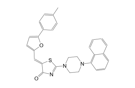 (5Z)-5-{[5-(4-methylphenyl)-2-furyl]methylene}-2-[4-(1-naphthyl)-1-piperazinyl]-1,3-thiazol-4(5H)-one