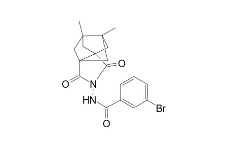 3-[3-Bromobenzoyl)amino]-7,8-dimethyl-3-azatetracyclo[5.2.1.1(5,8).0(1,5)]undecane-2,4-dione