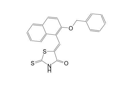 (5Z)-5-{[2-(benzyloxy)-1-naphthyl]methylene}-2-thioxo-1,3-thiazolidin-4-one