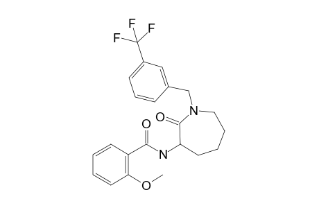 2-Methoxy-N-{2-oxo-1-[3-(trifluoromethyl)benzyl]azepan-3-yl}benzamide