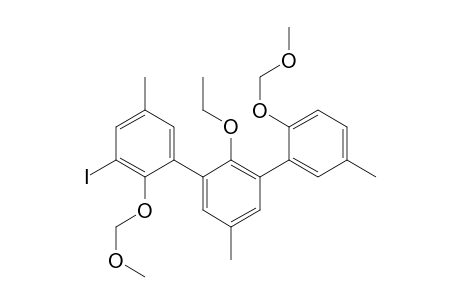 1,1':3',1''-Terphenyl, 2'-ethoxy-3-iodo-2,2''-bis(methoxymethoxy)-5,5',5''-trimethyl-