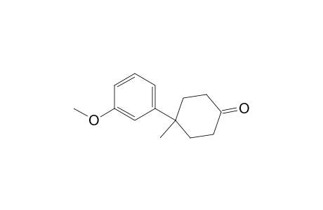 4-(3-Methoxyphenyl)-4-methylcyclohexanone
