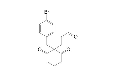 3-(1-(4-bromobenzyl)-2,6-dioxocyclohexyl)propanal