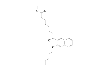 METHYL-8-HYDROXY-8-(3-PENTYLOXY-NAPHTHALEN-2-YL)-OCTANOATE