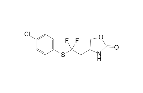 4-[2-(4-Chlorophenylthio)-2,2-difluoroethyl]oxazolidin-2-one