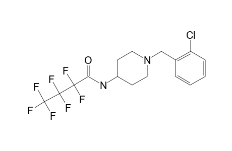 1-(2-Chlorobenzyl)-4-piperidinamine, N-heptafluorobutyryl-