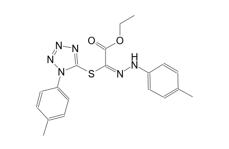 ethyl (2E)-[(4-methylphenyl)hydrazono]{[1-(4-methylphenyl)-1H-tetraazol-5-yl]sulfanyl}ethanoate