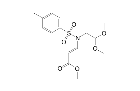 Methyl (E)-3-[2,2-dimethoxyethyl(4-methylbenzenesulfonyl)amino]acrylate