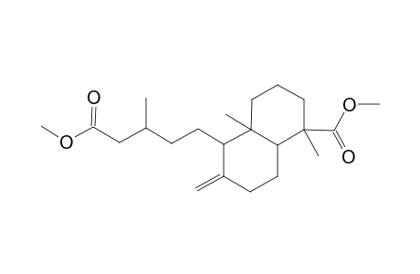 Methyl 5-(5-methoxy-3-methyl-5-oxopentyl)-1,4a-dimethyl-6-methylenedecahydro-1-naphthalenecarboxylate