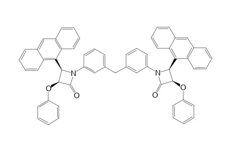 1,1'-[3,3'-METHYLENE-BIS-(4,1-PHENYLENE)]-BIS-[4-(ANTHRACEN-9-YL)-3-PHENOXY-AZETIDIN-2-ONE]
