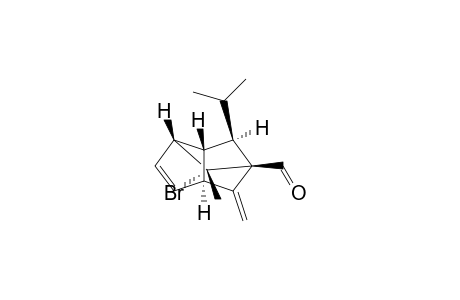 1,5-Methanopentalene-5(1H)-carboxaldehyde, 4-bromo-3a,4,6,6a-tetrahydro-4-methyl-7-methylene-6-(1-methylethyl)-, (1.alpha.,3a.beta.,4.beta.,5.beta.,6.alpha.,6a.beta.)-(.+-.)-
