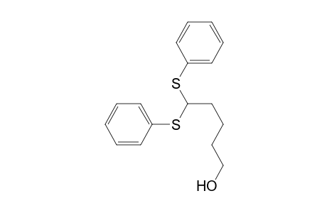 5,5-bis(phenylsulfanyl)pentan-1-ol