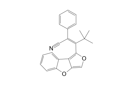 E-3- (Furo[3,4-b] benzofuran-1'-yl)-4,4-dimethyl-2-phenyl-2-pentenenitrile