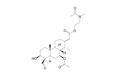 N-acetyl 7.beta.-acetoxynorerythrostachaldine
