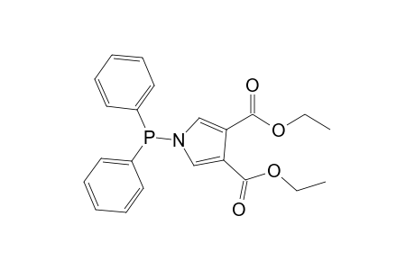 Diethyl 1-(diphenylphosphanyl)pyrrole-3,4-dicarboxylate