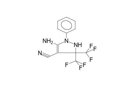 5-AMINO-4-CYANO-3,3-BIS(TRIFLUOROMETHYL)-1-PHENYL-4-PYRAZOLINE