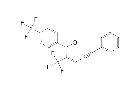 (E)-5-PHENYL-2-(TRIFLUOROMETHYL)-1-[4-(TRIFLUOROMETHYL)-PHENYL]-PENT-2-EN-4-YN-1-OL