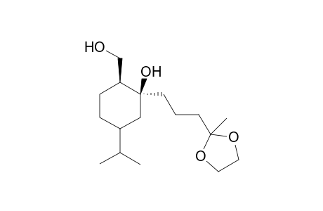 2-Hydroxy-4-isopropyl-2-[3'-[(2"-methyl-1",3"-dioxolan-2"-yl)propyl]cyclohexanol