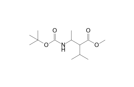 Methyl 3-[(t-butoxycarbonyl)amino]-2-(1'-methylethyl)butyrate