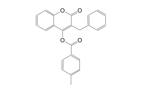 3-benzyl-2-oxo-2H-chromen-4-yl 4-methylbenzoate