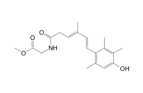 (trans,trans)-N-methoxycarbonymethyl-6-(4-hydroxy-2,3,6-trimethylphenyl)-4-methyl-3,5-hexadienoic acid amide