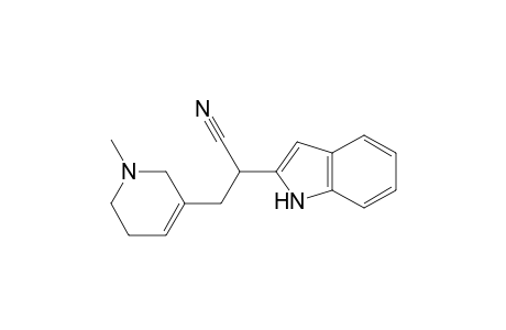 1H-Indole-2-acetonitrile, .alpha.-[(1,2,5,6-tetrahydro-1-methyl-3-pyridinyl)methyl]-