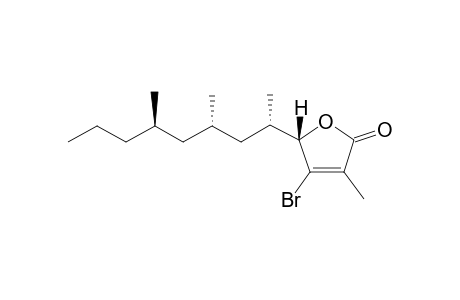 (5S)-4-BROMO-3-METHYL-5-[(1'S,3'S,5'S)-1,3,5-TRIMETHYLOCTYL]-5H-FURAN-2-ONE