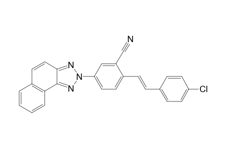 5-(2-benzo[e]benzotriazolyl)-2-[(E)-2-(4-chlorophenyl)ethenyl]benzonitrile