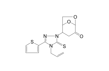 2-(4-prop-2-enyl-5-sulfanylidene-3-thiophen-2-yl-1,2,4-triazol-1-yl)-6,8-dioxabicyclo[3.2.1]octan-4-one